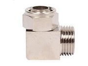 Фитинг угловой с внешней резьбой и накидной гайкой KPL16-04-1/2 ANROKEY