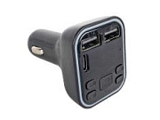 АЗУ Bluetooth FM трансмиттером 2 USB-порта 1Type-C