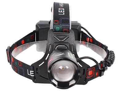 Фонарь налобный светодиодный АКБ 8107 1 режим