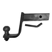 Адаптер шара AVTOS фаркопа под американский автомобиль, сечение 50x50 заниженный на 12 см