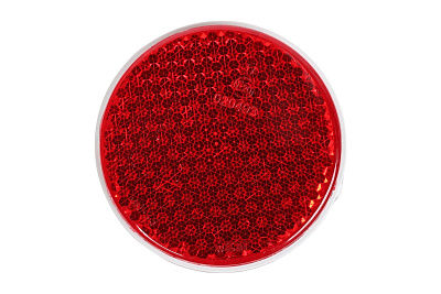 Катафот UO-75S круглый красный ЕВРОСВЕТ