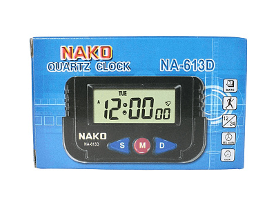 Часы автомобильные KK-613 /КК-613D  с будильником