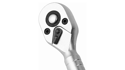 Трещотка AV Steel 1/4 укороченная 95 мм (72 зубца)