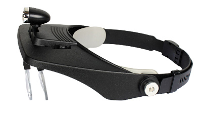 Очки-лупа с подсветкой MG 81001-А 4 стекла