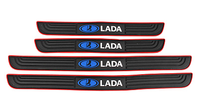 Накладки на пороги 4шт