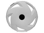 Колпак колеса заднего R-22.5 белый пластик 0041/3-22.5Б