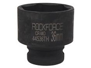 Головка шестигранная ударная тонкостенная ROCKFORCE 1/2 36 мм