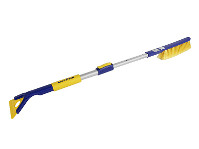 Щетка для снега телескопичеcкая со съемным скребком 78-100 см WB-10 Goodyear