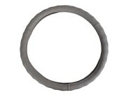 Оплетка на руль AVS L GL-2 нат.кожа серый Classic