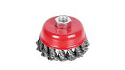 Щетка чашка для УШМ 75мм М14 витая сталь AR-XP-HV-75