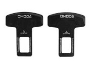 Заглушка ремня безопасности металлическая OMODA 2 штуки