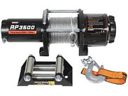 ЛЕБЕДКА ЭЛЕКТРИЧЕСКАЯ 12В 1589КГ - RP3500 (СТАЛЬНОЙ ТРОС)