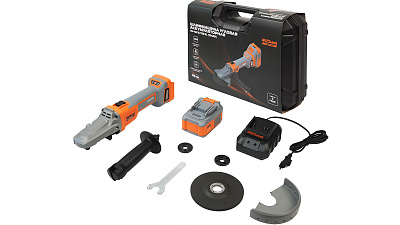 Машина углошлифовальная аккумуляторная AV Steel AV-AG 18/125 BL (1x4Ah)