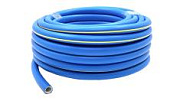 Шланг армированный AQUA FORCE Soft touch СИНИЙ с желтой полосой 3/4 25м 7 атмосфер
