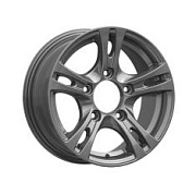 Диск колеса R15 литой Дюна графит комплект ЕТ40 5х139.7 d98.5 СКАД