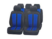Авточехлы универсальные черно-синие 9 предметов PREMIER