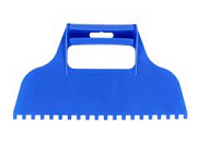 Шпатель пластик зубчатый 230мм