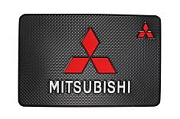Коврик противоскользящий 195х130мм с логотипом Митсубиси