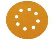 Круг абразивный HOLEX d-125 мм Р120 8 отверстий GOLD LINE