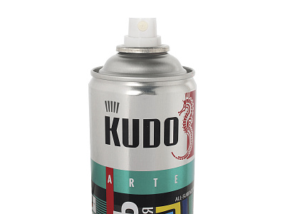 Эмаль KUDO темно-зеленая 520мл RAL-6016