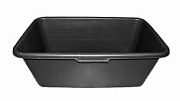 Таз строительный 90л пластик черный прямоугольный