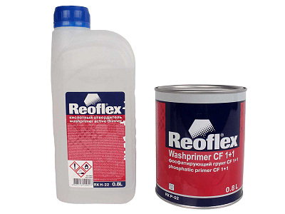 Грунт кислотный 2К 0.8л с отвердителем REOFLEX