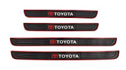 Накладки на пороги Тойота комплект 4 штуки