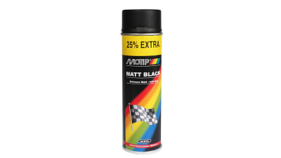 Краска MOTIP черная матовая 500мл