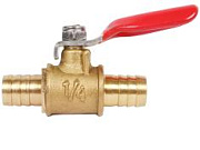 Кран шаровый штуцер  - штуцер под шланг 10мм ANROKEY