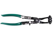 Съемник/клещи самозажимных хомутов загнутые 218 мм ANROKEY