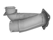 Тройник КАМАЗ-6522 выпуска газов глушителя 370х265мм 6522-1203035SM