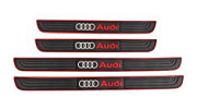 Накладки на пороги Ауди комплект 4 штуки
