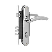 Замок врезной НОРА-М 96-85М хром