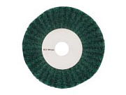 Круг скотч-брайт зеленый P180 125x25x20мм ANROKEY
