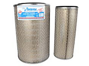 Элемент фильтрующий КАМАЗ-ЕВРО-2 дв.Cummins воздушный 2 штуки комплект ЛААЗ