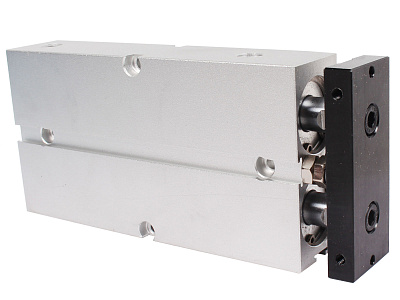 Пневмоцилиндр TN25x80S двухпоршневой