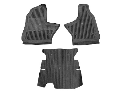 Коврик салона ГАЗель Next КПП на панели полиуретан комплект