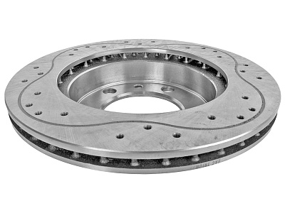 Диск тормозной ГАЗ-2217 перфорированный 1 штука ТОРНАДО-НН HG407