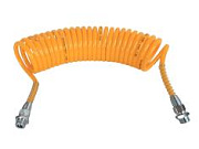 Шланг пневматический витой М22 L-7.5м желтый Polyurethane STARTEC