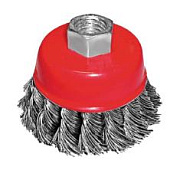 Корщетка-чашка FIT 75м витая гайка М14