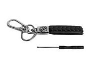 Брелок плетенный с логотипом VOIKSWAGEN