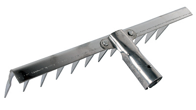 Грабли витой зуб нержавеющая сталь 12 зубьев без черенка 76981