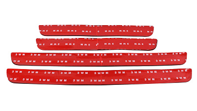 Накладки на пороги 4шт