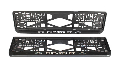 Рамка знака номерного объемная Chevrolet комплект (2 шт)