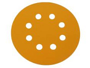 Круг абразивный HOLEX d-125 мм Р500 8 отверстий GOLD LINE