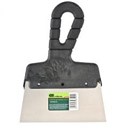 Шпатель Сибртех фасадный из нержавеющей стали 150 мм пластмассовая ручка