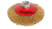 Щетка зачистная для УШМ АвтоDело 44046 плоская 100мм М14x2