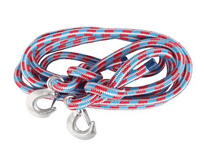 Трос буксировочный 5т 5м с крюками