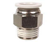 Фитинг пневматический прямой с внешней резьбой AR-FM-PC16-04-1/2