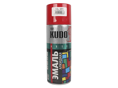 Эмаль KUDO вишневая 520мл RAL-3011